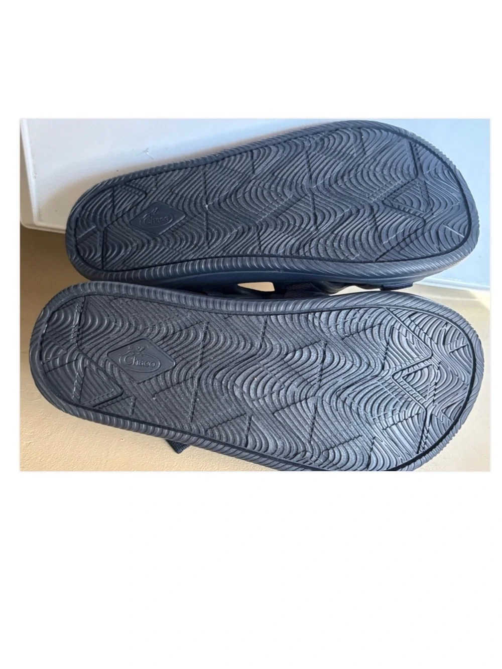 Chaco Men’s Black Strappy Slide Sandals
